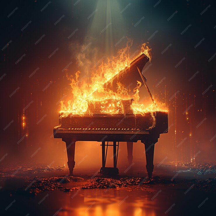 The Piano is on Fire: A Shocking Incident at the Concert Hall